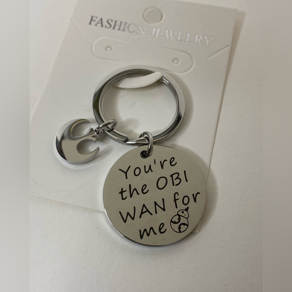 You’re the OBI keychain stainless steel - Picture 5 of 6